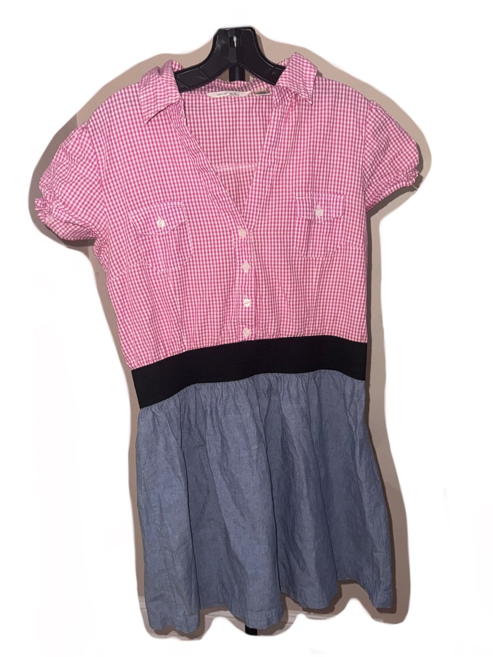 Derek Heart Vintage Pink Gingham Dress
